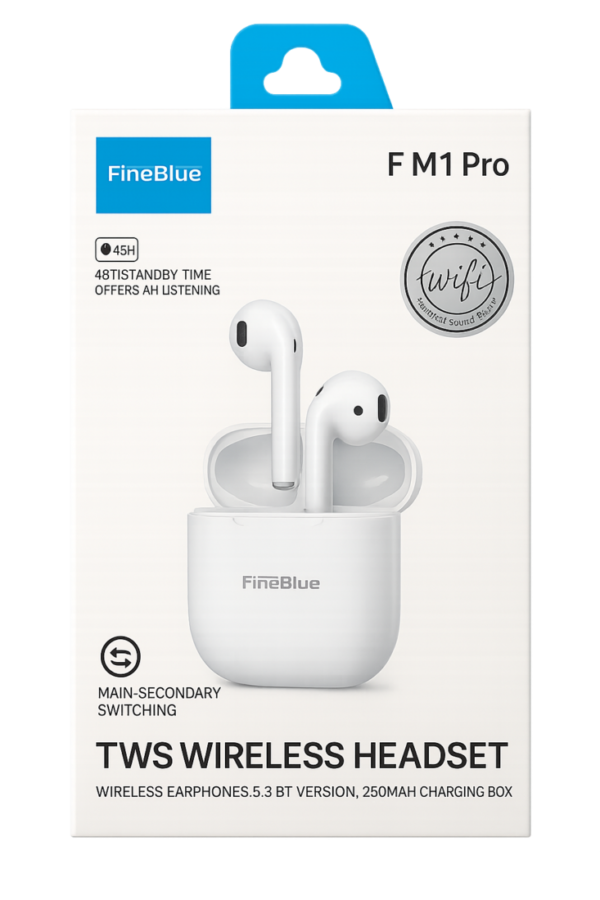 FineBlue M1 Pro – אוזניות אלחוטיות פרימיום