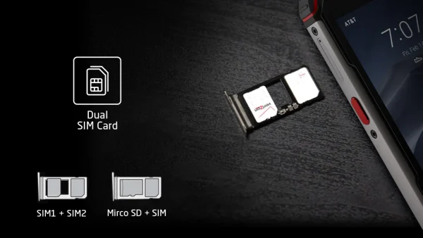 ⁦טלפון סלולרי יוניהרץ אטום Unihertz Atom L 128GB 6GB RAM כולל NFC תמיכה ב 2 סימים⁩ – תמונה ⁦3⁩